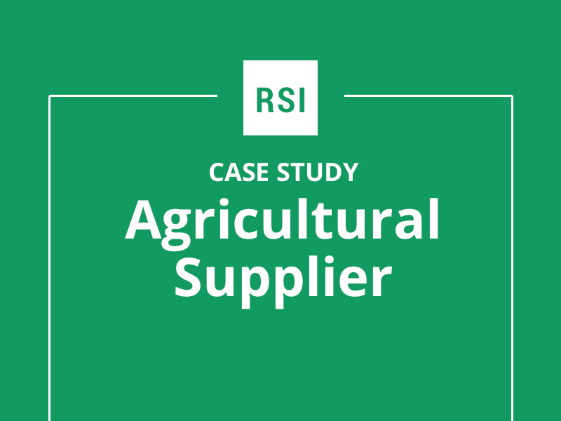 Case Study: Agricultural Supplier