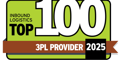 Inbound Logistics Top 100 Third-Party Logistics Provider award logo.